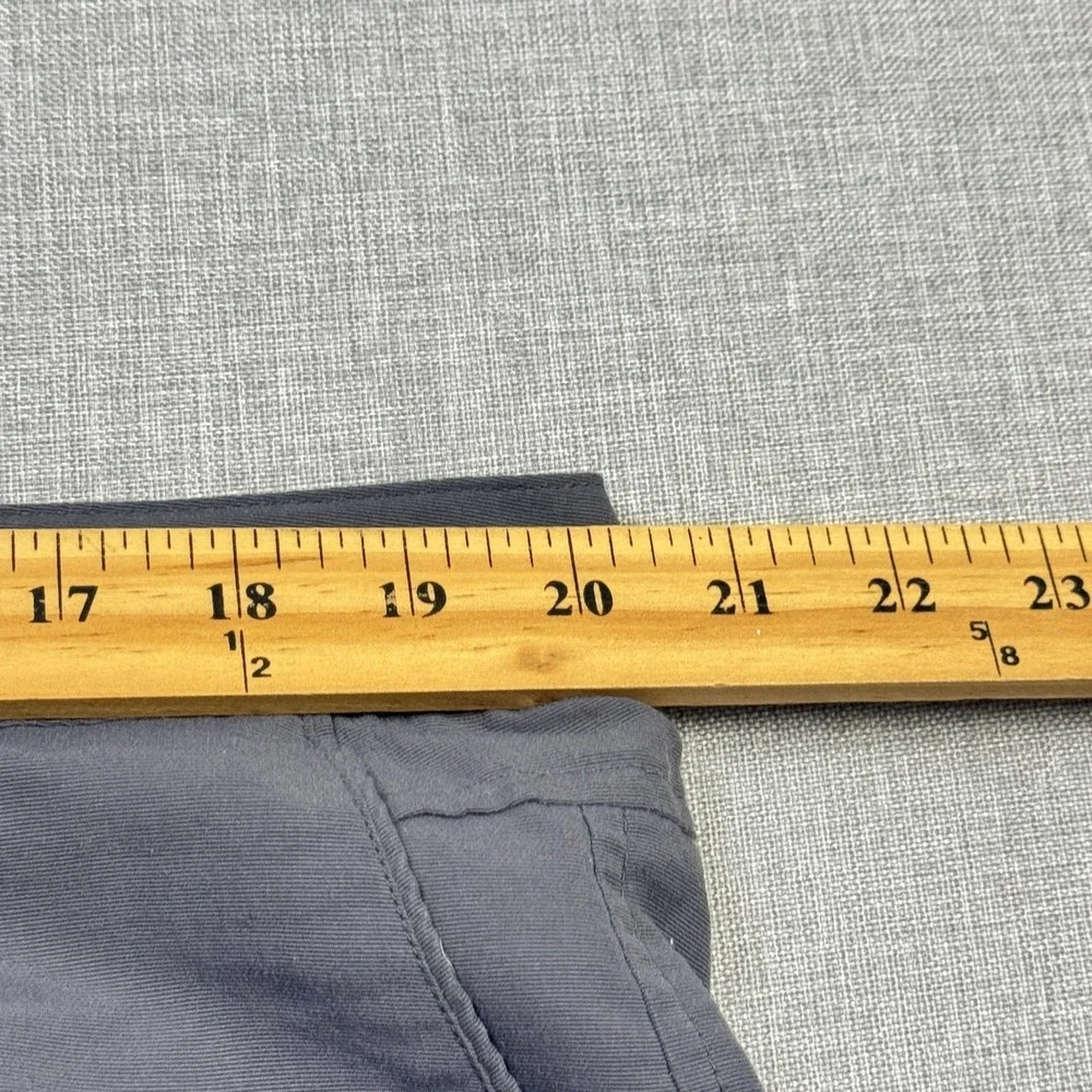 REI Chino Shorts Mens 40 Gray Cotton Canvas Belted Pockets Flat Front 11